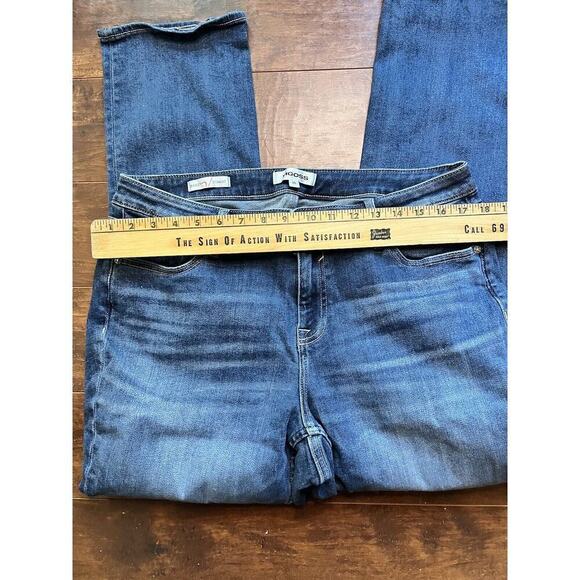 Vigoss Marley Straight Womens Casual Stretch Blue Jean Size 16 - Picture 4 of 7